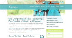 Desktop Screenshot of brain-and-spine.com